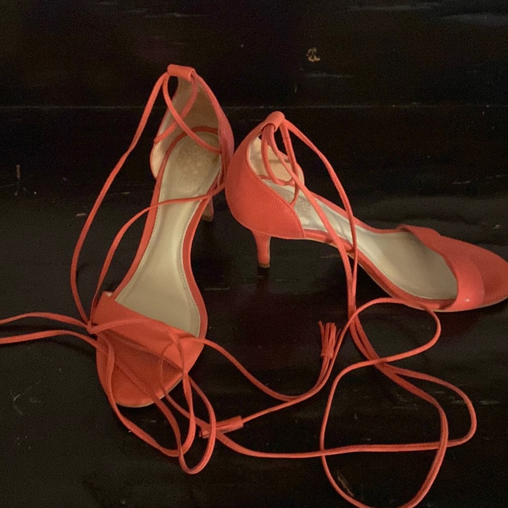 Vince Camuto ankle wrap heel